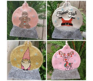 Stickdatei ITH - Schneekugel Vol. 1